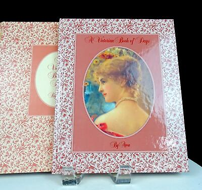 #ad Avon Floral Hard Cover 9 1 4quot; A Victorian Book Of Days 1983 Original Sleeve $32.47