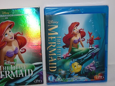 #ad The Little Mermaid BLU RAY DVD New in Box with Slipcover $14.64