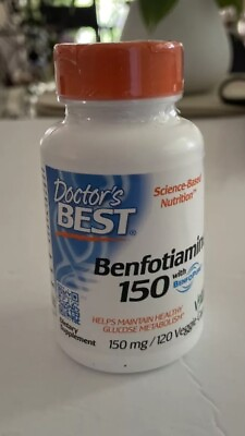 #ad Doctor s Best Benfotiamine with BenfoPure 150 mg 120 Veggie Caps Gluten Free $17.02
