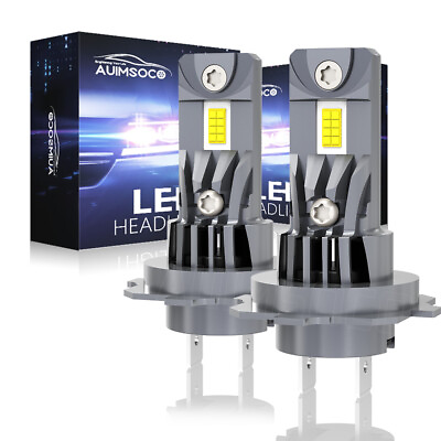 #ad 2x H7 LED Headlight Bulbs White Low Beam Conversion Kit Plug Play Super Bright $49.99