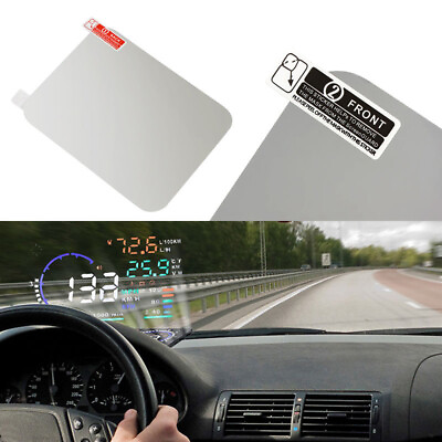 #ad 1PC Car Special HUD Head Up Display Reflective Film Decal Sticker Accessories C $2.65