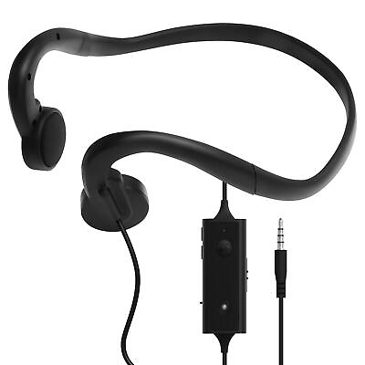 #ad FSC Wired Bone Conduction Earphones with Mic Hands Free All Day Comfort Open $39.72