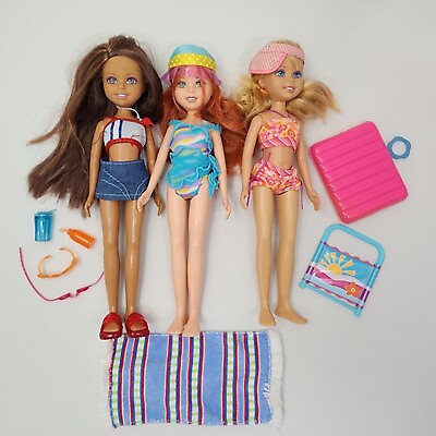 #ad Barbie Wee 3 Friends Splash Splash Splash Set amp; Accessories INCOMPLETE $36.99