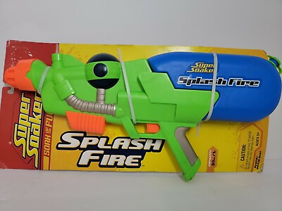 #ad New Super Soaker Water Splash Fire Gun Toy Hasbro NOC Summer 35 OZ Capacity 2008 $27.99