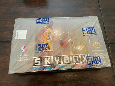 #ad 1 Factory Sealed Box SkyBox Series 2 NBA Basketball 1992 93 Edition Shaq RC $209.99