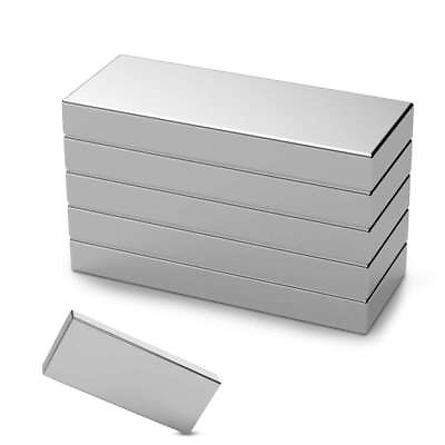 #ad 5 20 50pcs 25 x 10 x 3 mm N45 Strong Block Cuboid Magnets Rare Earth Neodymium $7.19