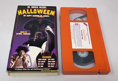 #ad Dr Shocker Presents Halloween Happy Hauntings Of America Haunted House VHS 90s $34.99