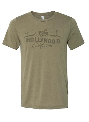 #ad Guitar Center Hollywood California T Shirt Men’s Medium Olive Green $14.00