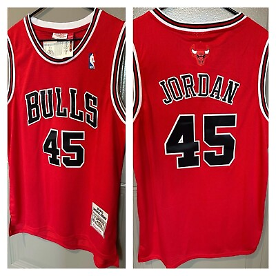 #ad Michael Jordan 🔥 #45 Chicago Bulls 94 95 Comeback Jersey Men#x27;s Size XXL 50 NWT $119.00