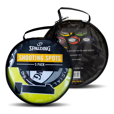 Spalding Basketball Shooting Spots Five 8quot; Diameter Spots Training Aid AU $35.99