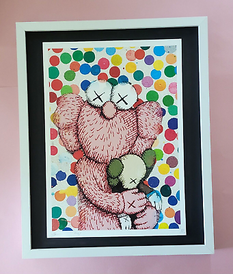 #ad Death NYC Large Framed 16x20in Pop Art Hand Signed Certified Pure Love Hirst #4 $250.00