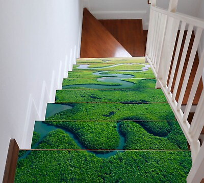 #ad 3D Landscape E183 Stair Risers Decoration Photo Mural Vinyl Decal Wallpaper E C $19.99