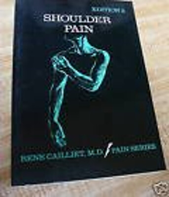 #ad Shoulder Pain Paperback Rene Cailliet $5.76