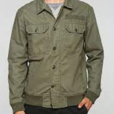 #ad Koto Ranger Zip Jacket Military Utility Field Green Pockets $35.00