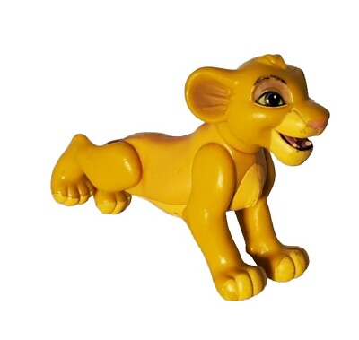 #ad Disney Lion King SIMBA 3quot; Poseable PVC Action Figure Toy Cake Topper $8.99