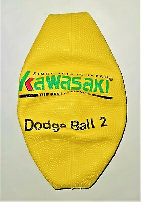 #ad BALL KAWASAKI Sports DODGE BALL 2 YELLOW 25 cms HEAVY DUTY AU $18.50
