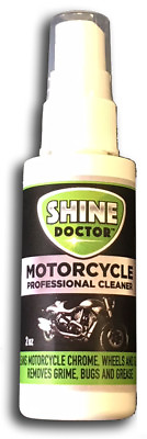 #ad Shine Dr. Motorcycle Cleaner 2 oz. UV Protection Cleans Chrome Wheels amp; Glass $7.99