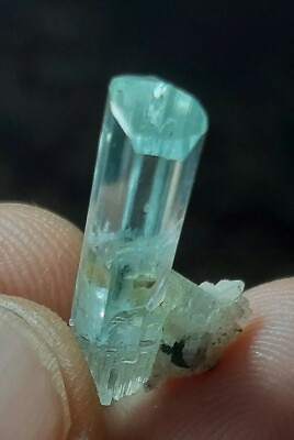 #ad 13caratsNatural crystal super color aquamarine specimen@ shigar Pakistan. $130.00