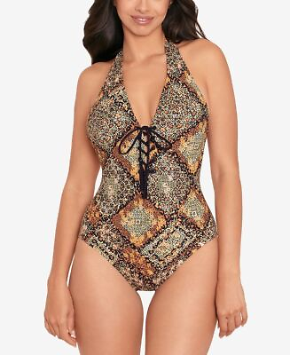 #ad Skinny Dippers Women#x27;s Sirena One Piece Swimsuit Swimsuit Black Size Small $34.90
