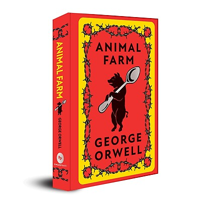#ad New: Animal Farm Deluxe Hardbound Edition by Orwell $17.99
