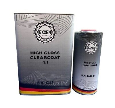 #ad Exxen High Gloss Overall Clear coat High Solid 4:1 GAL with QT Hardener $79.95