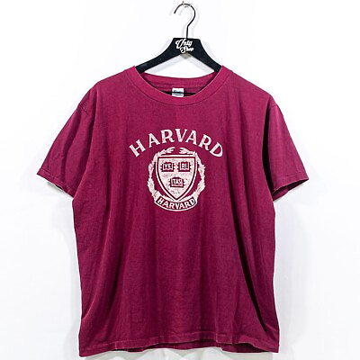 #ad Champion Harvard University T Shirt XL VTG 80s Preppy Ivy League Streetwear $44.97