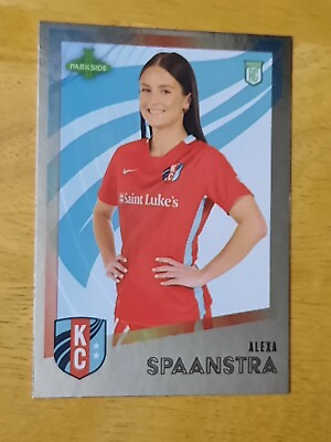 #ad #ad Alexa Spaanstra 2023 Parkside NWSL #20 Silver Foil Rookie RC Logo Current UVA $4.00