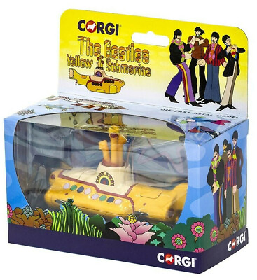 #ad Corgi The Beatles Yellow Submarine quot;Fit To Box Scalequot; Die Cast Submarine CC05401 $31.99