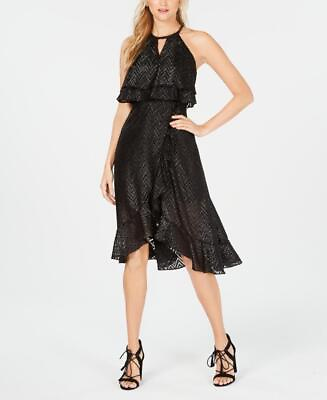 #ad $118 Kensie Size 12 Womens Halter Ruffle Dress A1835 $17.00