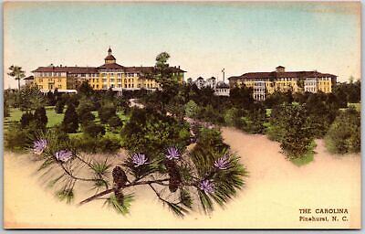 #ad The Carolina Pinehurst North Carolina NC Winter Resort Building Postcard $9.89