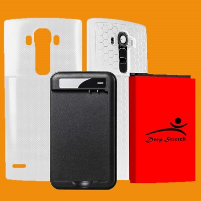 #ad Premium Real 9180mAh Grade A Extended Battery Charger Cover Case for LG G3 D851 $65.88