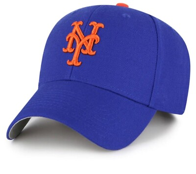 #ad NEW YORK METS BLUE HAT MVP AUTHENTIC MLB BASEBALL TEAM ADJUSTABLE NEW CAP $21.99