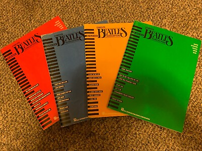 #ad Complete Beatles Transcriptions Entire Series Red Blue Yellow amp; Green $50.00