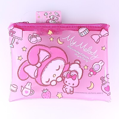 #ad My Melody Sanrio Characters Vinyl Pouch Mini Onemu Japanese From Japan F S $12.79