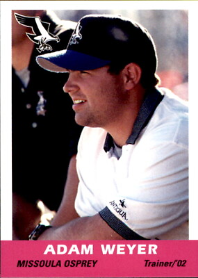 #ad 2002 Missoula Osprey Grandstand ##NNO Adam Weyer Erskine College Auburn Card $12.99
