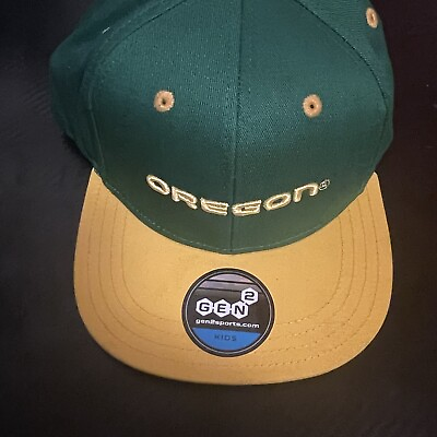 #ad Oregon Ducks Cap Green Youth Boys 4 7 Strapback Gen2 $10.00