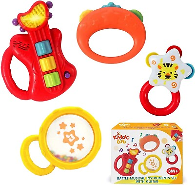 #ad Musical Rattle Instruments Toys Baby. 4 piece $22.99