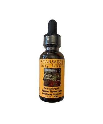 #ad Organic Passion Flower Extract Herbal Tincture w Dropper Free Shipping #1 Rate $17.93