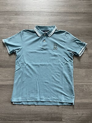 #ad PSYCHO BUNNY Mens Classic Polo Shirt Short Sleeve Pima Cotton Size 6 Large $29.95