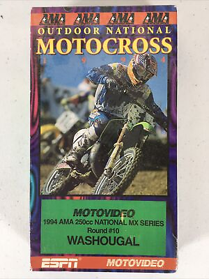 #ad New Sealed Motovideo 1994 AMA 250cc National MX Series Round #10 Washougal VHS $39.95