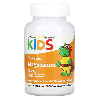 #ad Chewable Magnesium for Children Cherry Flavor 90 Vegetarian Tablets $11.49