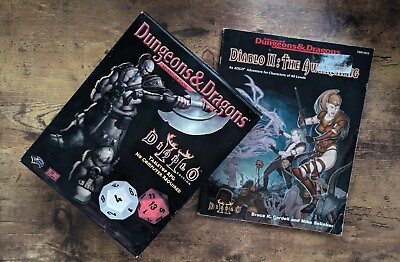 #ad Dungeons amp; Dragons: Diablo 2 Edition Vintage Tabletop RPG Damp;D 1999 COMPLETE RARE $120.00