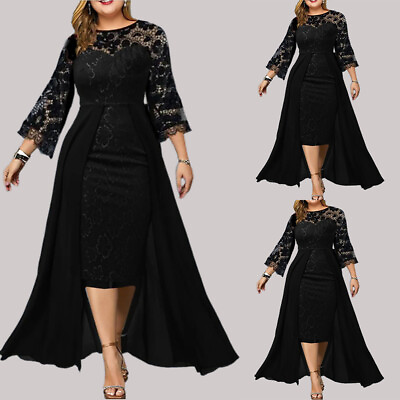 #ad Womens Hollow Out Swing Maxi Dress Cocktail Evening Formal Ball Gown Dress Plus $51.39