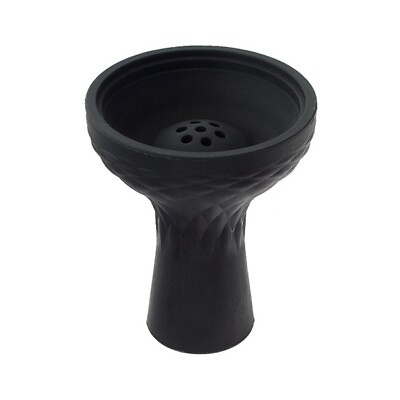 #ad Black Classic Hookah Bowl Silicone Shisha Hookah Head Heat Resistant $8.99