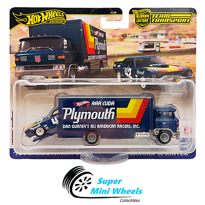 #ad #ad Hot Wheels Team Transport ‘70 Plymouth AAR CUDA amp; Sakura Sprinter #63 $14.99