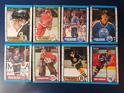 #ad 1989 90 O Pee Chee OPC Hockey Cards Partial Complete Set Lot 326 of 330 included $12.95