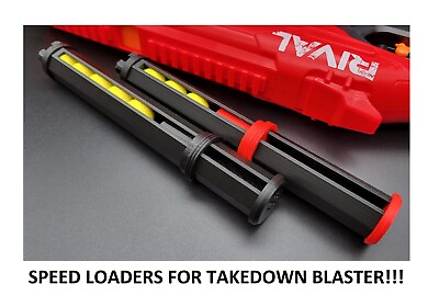 #ad 8 Shot Speed Loader Compatible With Takedown Nerf Rival Blaster Fast Clip Mag $17.99