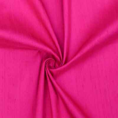 #ad Fuchsia Pink 100% Pure Silk Fabric By The Yard 41 inches width Silk Fabric $30.99
