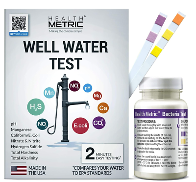#ad Well Water Test Kit for Drinking Water Quick and Easy Home Water Testing Kit f $42.40