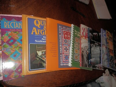#ad Lot of Misc. Quilt Books Hard amp; Soft Back Lot 33 Estate Sale Inventory $10.99